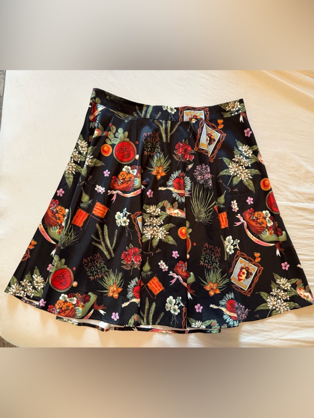 🌺Friday Kahlo Inspired Flowy Skirt